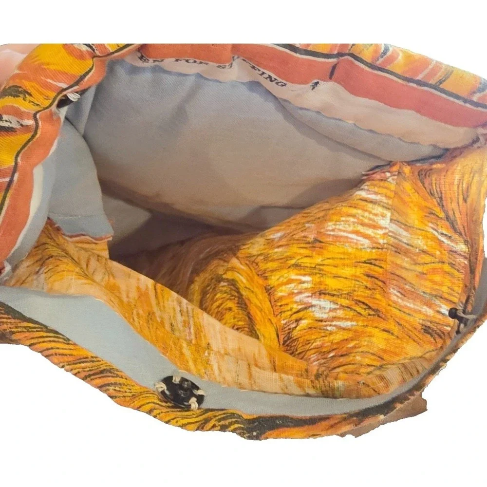 Vintage Richard The Lion Throw Pillow Cut &‎ Sew 1960's Cartoon Big Eyes 15